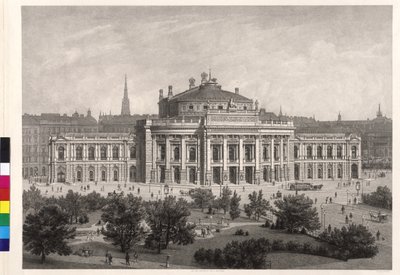 Burgtheater a Vienna da Artist Unknown