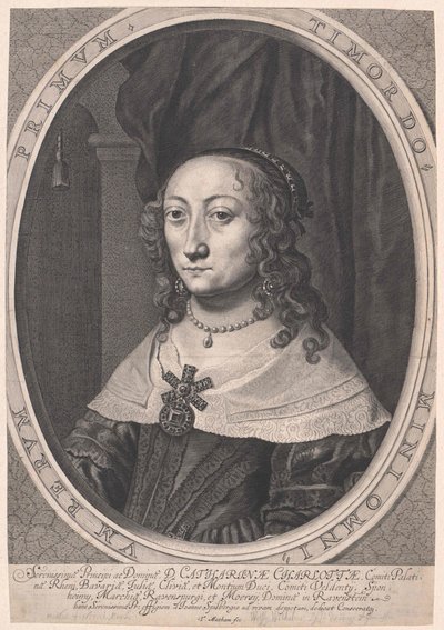 Contessa palatina di Zweibrücken Caterina Carlotta da Artist Unknown