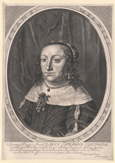 Principessa di Polonia Anna Katharina Constance da Artist Unknown