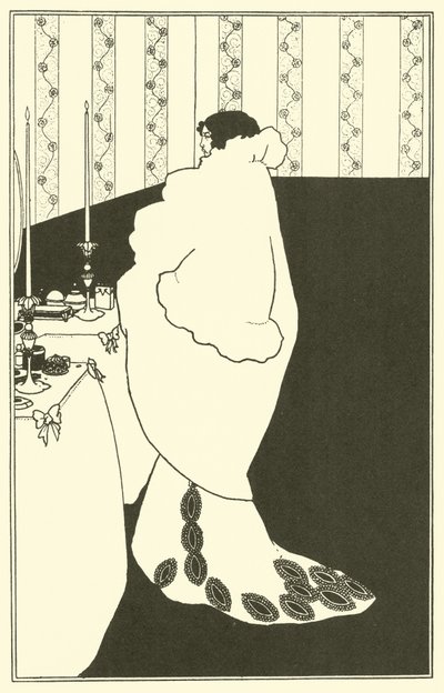 La Dame aux Camelias da Aubrey (after) Beardsley