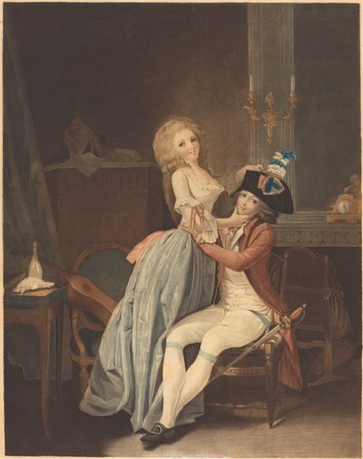 La Coccarda Nazionale da Auguste Claude Simon Legrand after Louis Léopold Boilly