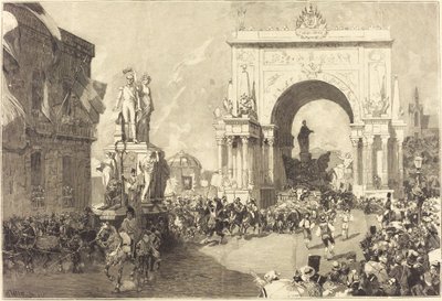 Feste giubilari di Bruxelles da Auguste Lepere