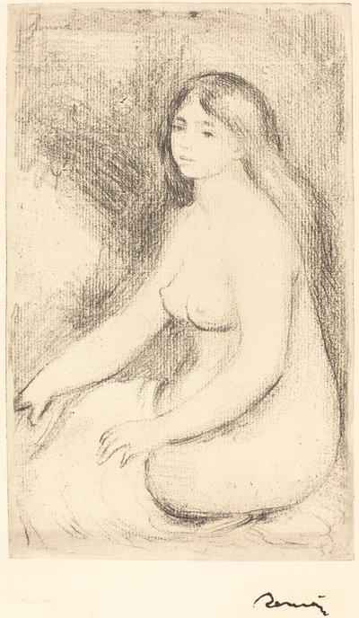 Bagnante seduta da Auguste Renoir