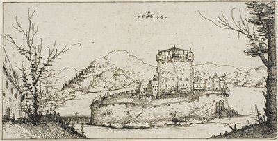 Fortezza in un lago da Augustin Hirschvogel