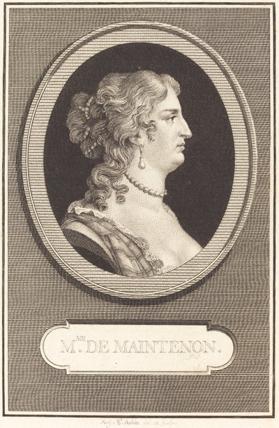 Madame de Maintenon da Augustin de Saint Aubin