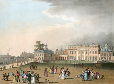 Buckingham Palace, Londra, 1809 da Augustus Charles Pugin