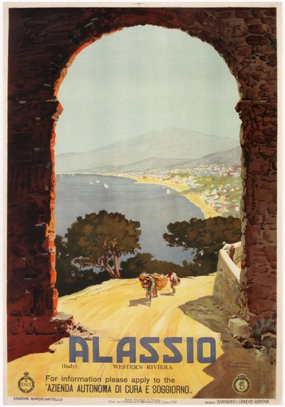 Alassio, 1929 da Aurelio Craffonara