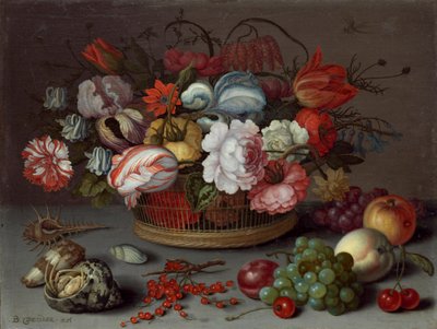 Cesto di fiori da Balthasar van der Ast