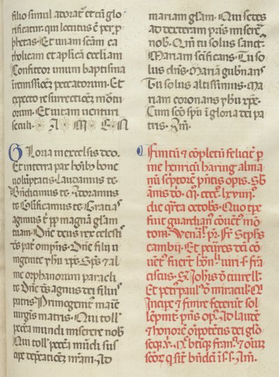 Messale: Folio 400: Colophon da Bartolomeo Caporali