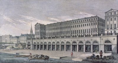 Gli edifici chiamati Adelphi, Londra, 1771 da Benjamin Green