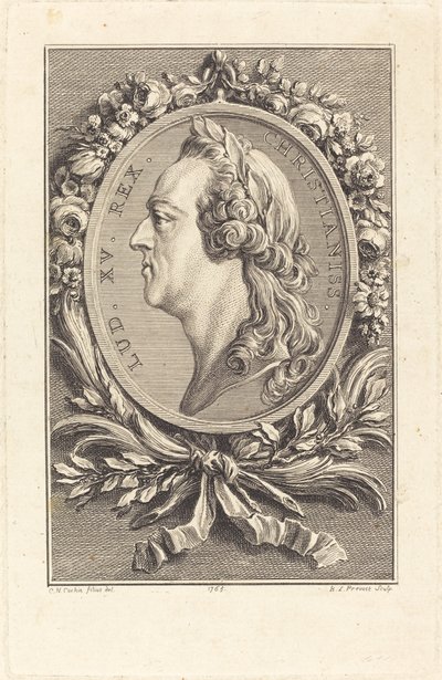 Luigi XV, 1765 da Benoit Louis Prevost