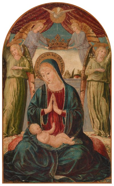 Madonna col Bambino e angeli da Benozzo Gozzoli