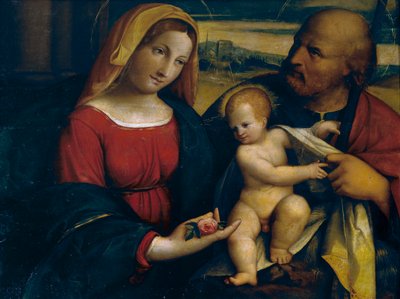 Sacra Famiglia da Benvenuto Tisi da Garofalo