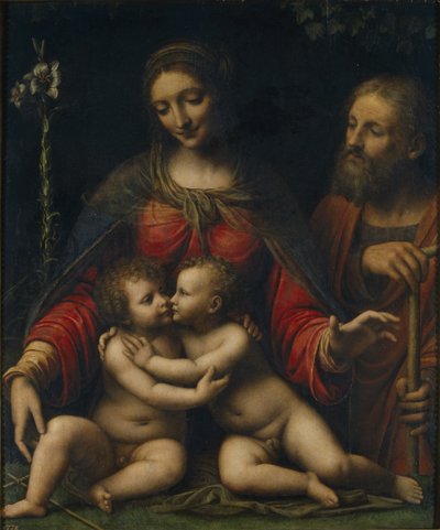 La Sacra Famiglia con Giovanni Battista da Bernardino Luini