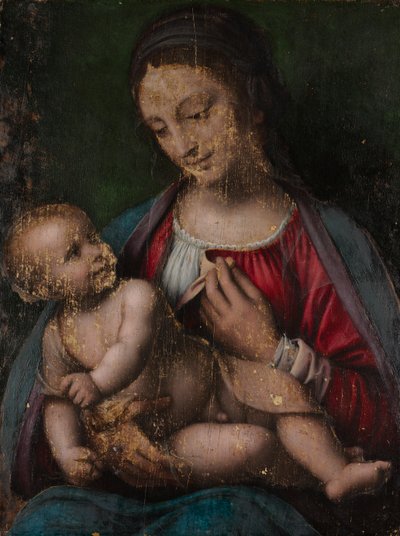 Vergine e Bambino, 16° secolo da Bernardino Luini