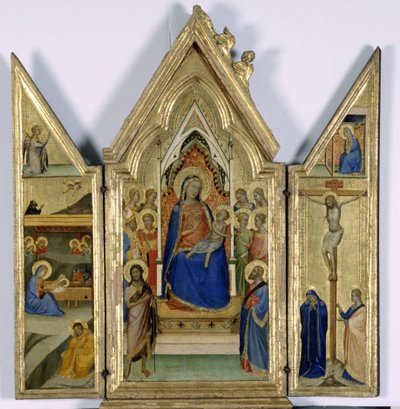 Trittico con Madonna e Bambino da Bernardo Daddi