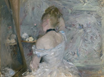 Donna alla sua toilette da Berthe Morisot