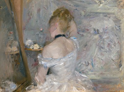 Donna alla sua toilette da Berthe Morisot