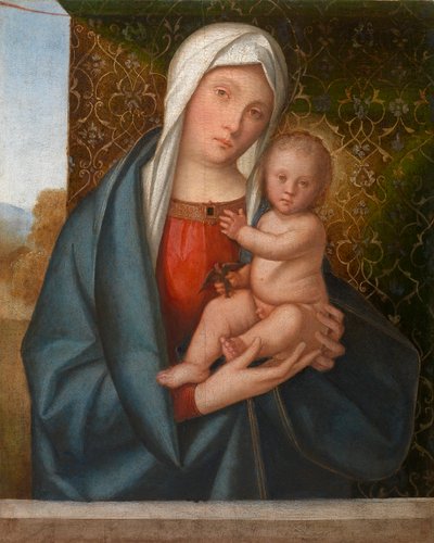 Madonna col Bambino con un uccello da Boccaccio Boccaccino