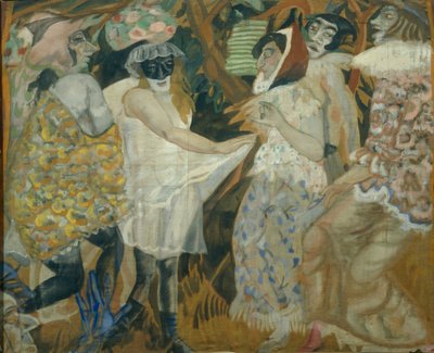 Mascherata, 1913-1914 da Boris Dmitrievich Grigoriev