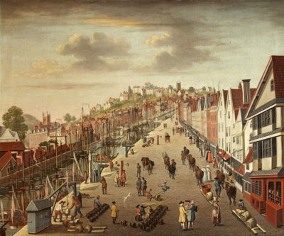 Broad Quay, Bristol, c.1760 da British School