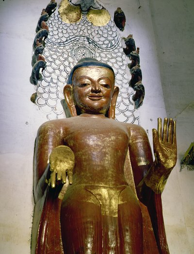 Statua di un Buddha in piedi da Burmese School