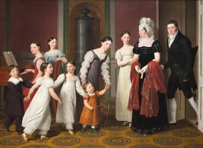 La famiglia Nathanson da Christoffer Wilhelm Eckersberg