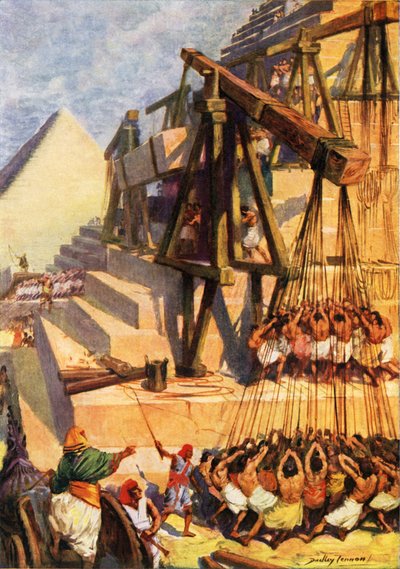 Costruzione di una piramide da C. Dudley Tennant