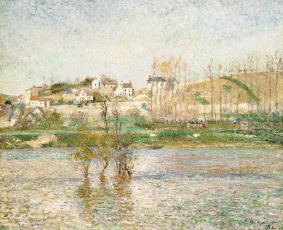 Inondazione a Pontoise da Camille Jacob Pissarro