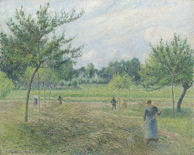 Fienagione a Éragny, 1892 da Camille Jacob Pissarro