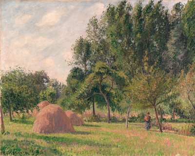 Covoni di fieno, mattina, Éragny, 1899 da Camille Jacob Pissarro