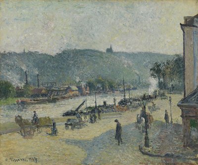 Lafayette Place, Rouen, 1883 da Camille Jacob Pissarro