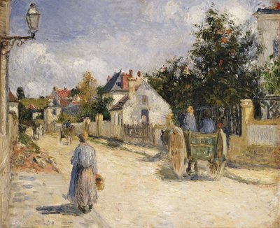 Strada a Pontoise da Camille Jacob Pissarro