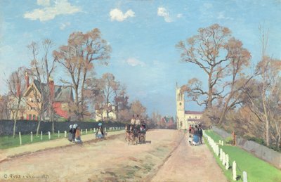 La strada per Sydenham da Camille Jacob Pissarro