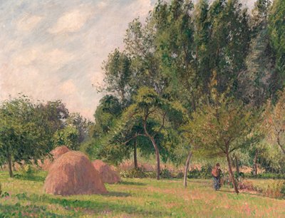 Covoni, mattina, Éragny, 1899 da Camille Jacob Pissarro