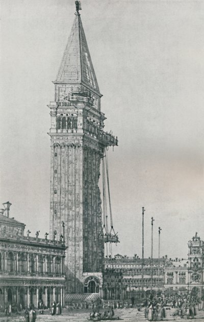 Riparazione del Campanile, 1746-1756, 1925 da Giovanni Antonio Canal