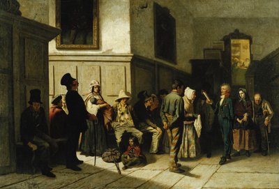 Alla stazione di polizia, 1857 da Carl Hendrik d Unker