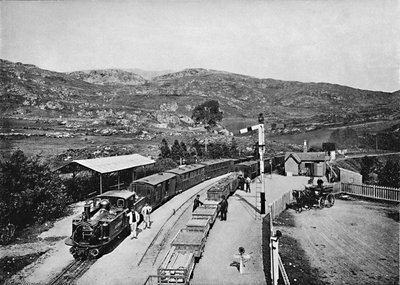 Ffestiniog Railway: Stazione di Tan-Y-Bwlch, c1896 da Carl Norman