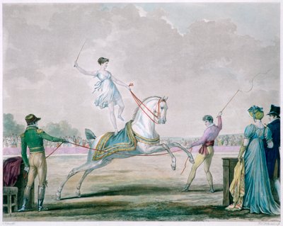 Esercizi del cavallo da circo, c1818-1836 da Carle Vernet