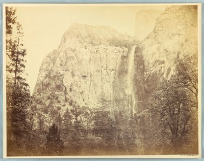 Pohono, Velo da Sposa, Yosemite da Carleton E. Watkins