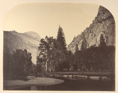 Camp Grove, vicino a Sentinel, 1861, Yosemite da Carleton Emmons Watkins