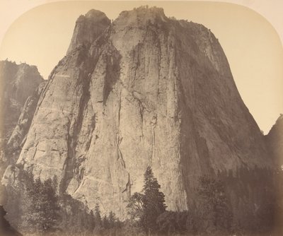 Roccia della Cattedrale, 1861 da Carleton Emmons Watkins