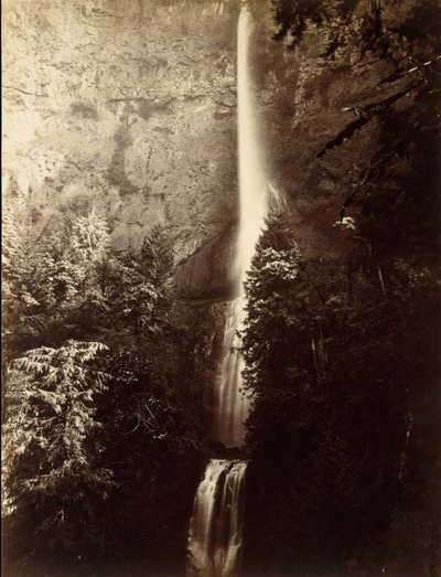 Cascata Multnomah, Fiume Columbia da Carleton Emmons Watkins