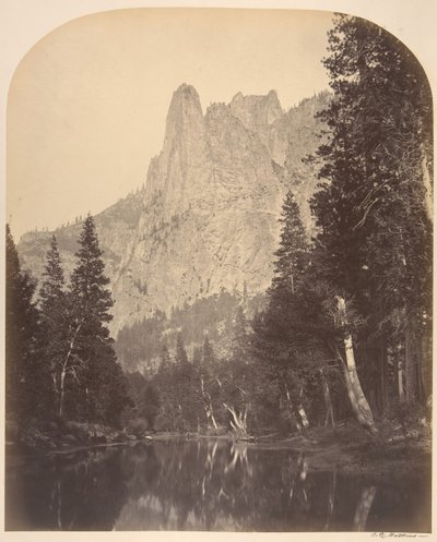 Vista del fiume, Sentinel, 3270 piedi da Carleton Emmons Watkins