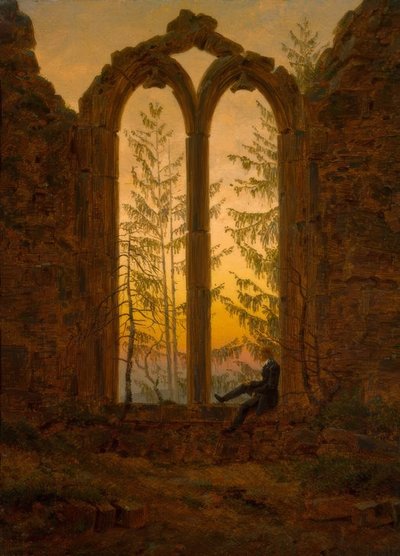 Il sognatore da Caspar David Friedrich