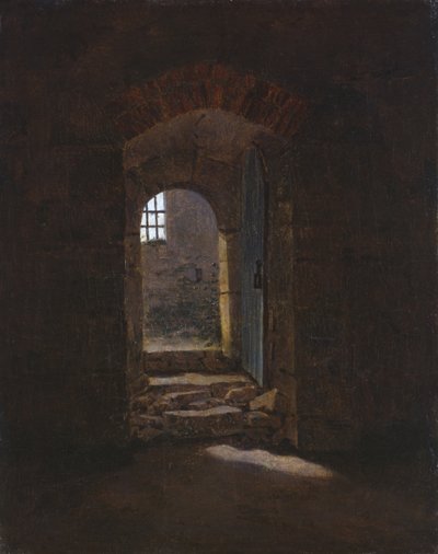 Porta a Meissen, 1827 da Caspar David Friedrich