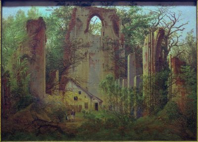 Rovine del monastero di Eldena presso Greifswald da Caspar David Friedrich