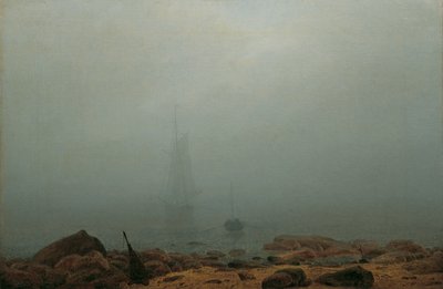 Spiaggia nebbiosa da Caspar David Friedrich