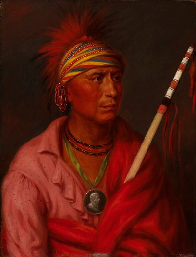 No Heart Nan-che-ning-ga, 1837 da Charles Bird King