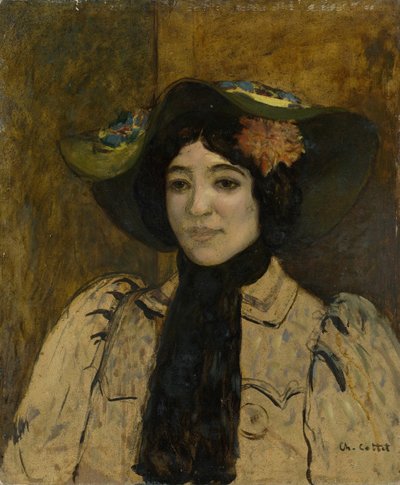 Ritratto di una donna, c. 1900 da Charles Cottet